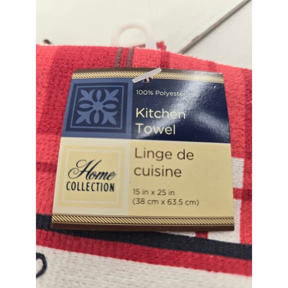 Lot of 7 Decorative Kitchen Towels – Wildflower, Plaid, Quote Patterns - Picture 2 of 6